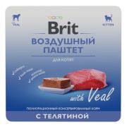 BRIT Premium Воздушный паштет для котят с телятиной 0,1 кг