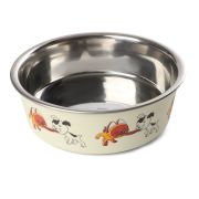 TRIOL Миска металлическая на резинке, Союзмультфильм, Котёнок Гав «Сосиска дружбы», 0,25 л