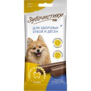 ДЕРЕВЕНСКИЕ ЛАКОМСТВА Зубочистики жевательные палочки для мелких собак ягненок 0,1 кг