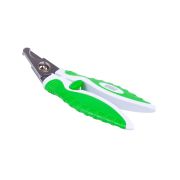 STEFAN Когтерез-секатор для животных,изогнутый,большой,бело-зеленый