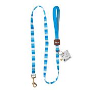 PET-IT MIX Поводок M 1,9*120 см, сине-белый
