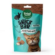 TRIOL Snack Bar Лакомство для кошек «мини-подушечки с начинкой из кролика» 0,03 кг