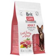 BRIT CARE Сухой корм для взрослых кошек с уткой 1,5 кг