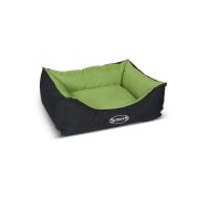 SCRUFFS Лежак для животных с бортиками «Expedition», зеленый, 50х40х12см