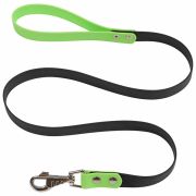 RICH BREED Хайстайл Поводок биотановый, чёрный/зелёный 3 м