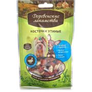 ДЕРЕВЕНСКИЕ ЛАКОМСТВА Косточки утиные для мини пород 0,055 кг