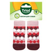 TRIOL Носки для собак «Ромбы», размер S