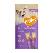 МНЯМС Крем-лакомство для кошек с тунцом Кацуо и Магуро 0,015 кг*4 шт