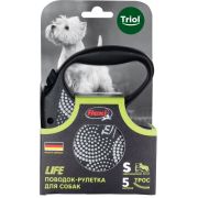 FLEXI Life Bubbles S Рулетка (до 12 кг, трос 5 м)