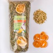 АМБАР Луговое сено для грызунов жасмин и ломтики апельсина 0,4 кг