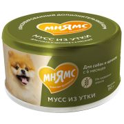 МНЯМС Мусс для собак и щенков старше 6 месяцев из утки 0,08 кг