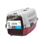 M-PETS Viaggio Контейнер-переноска для животных до 4,5 кг, бордовый, XS, 48,3х32х25,2 см