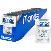 MONGE Monoprotein Пауч для котят c форель 0,085 кг