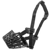 GAMMA Намордник с нейлоновым ремешком пластиковый «Пират» XS, 4*4*18 см