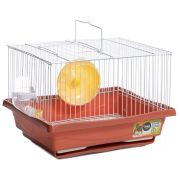 TRIOL YD114 Клетка для мелких животных, эмаль, терракотовая, 300*230*210 мм