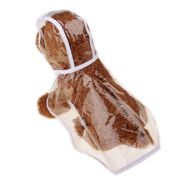 BR Дождевик прозрачный с белой тесьмой 19 см