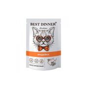 BEST DINNER Пауч Мусс сливочный для взрослых кошек и котят с 1-го месяца с индейкой 0,085 кг