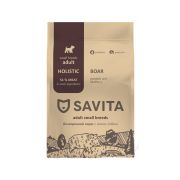 SAVITA Сухой корм для взрослых собак мелких пород с мясом дикого кабана 0,4 кг