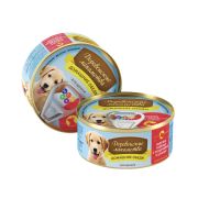 ДОМАШНИЕ ОБЕДЫ Вырезка говяжья с сердечками и цукини для щенков 0,1 кг