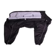 LION SLM-2124-1 Дождевик для собак на девочку, черный, 1, спинка 56, шея 34-50, грудь 44-58 см