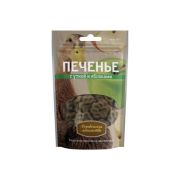 ДЕРЕВЕНСКИЕ ЛАКОМСТВА Печенье с уткой и яблоками для собак 0,1 кг