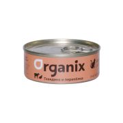ORGANIX Консервы для собак говядина с перепелкой 0,1 кг