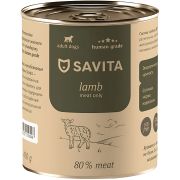 SAVITA Консервы для взрослых собак, с ягненком 0,41 кг