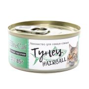 ELITECAT Консервы для кошек, тунец, для вывода шерсти 0,085 кг