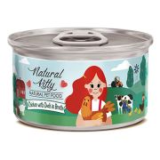 PETTRIC Natural Kitty Консервы для кошек с курицей и уткой в бульоне 0,08 кг