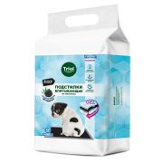 TRIOL Подстилки впитывающие с угольным фильтром на липучках 60*90 см (1 шт)