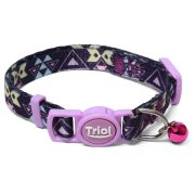 TRIOL Ошейник для кошек нейлоновый «Геометрия» XS ,10*210*330мм