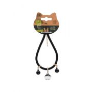 M-PETS Эко-ошейник для кошек, черный 6*300 мм