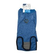 PET-IT Послеоперационная попона для собак на липучках, L, синяя