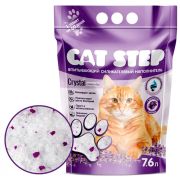 CAT STEP Crystal Lavender Наполнитель силикагелевый 7,6 л