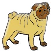 BLUE BUG Значок металлический «Мопс» 19*19 мм