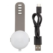 PET-IT Светодиодный брелок на ошейник для собак на ремешке, серый