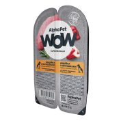 ALPHA PET WOW Для щенков с индейкой и потрошками 0,1 кг