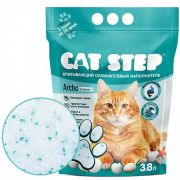CAT STEP Arctic Breeze Наполнитель впитывающий силикагелевый, 3,8 л