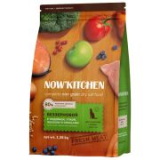 NOW'KITCHEN Сухой корм для взрослых кошек с индейкой, уткой, лососем и овощами 1,36 кг