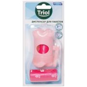 TRIOL Пакеты гигиенические для собак Контейнер+2 рулона 15 шт