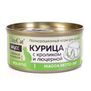 ELITECAT Консервы мусс для кошек «Курица с кроликом и люцерной» 0,08 кг