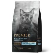 PREMIER Сухой корм для стерилизованных кошек с лососем и индейкой 0,4 кг