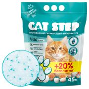 CAT STEP Arctic Breeze Наполнитель впитывающий силикагелевый, 4,5 л