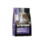 GO'KITCHEN Сухой корм для котят и кошек, 4 вида мяса: курица, индейка, лосось и утка 3,63 кг