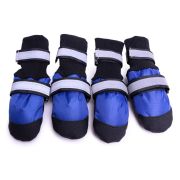 LION LP-1462 Сапожки для собак крупных пород, синий, L 7*6 см