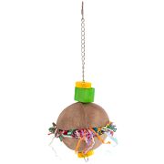 SKYRUS Игрушка для птиц «Весёлый кокос» 12*12*30 см