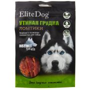 ELITEDOG Instinct Treats Лакомство для собак Ломтики утиной грудки 0,1 кг