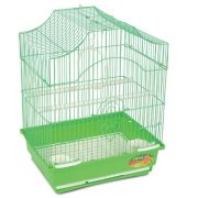 TRIOL Клетка для птиц, эмаль, тёмно-зелёная, 300х230х390 мм