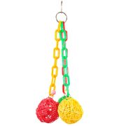 SKYRUS Игрушка для птиц «Цветные шарики» 30*8 см