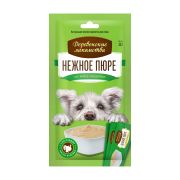 ДЕРЕВЕНСКИЕ ЛАКОМСТВА Нежное пюре для собак из мяса индейки 4*0,01 кг